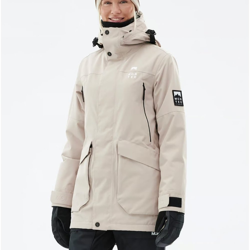 Montec Insulated Virago Women's Jacket in Sand size small